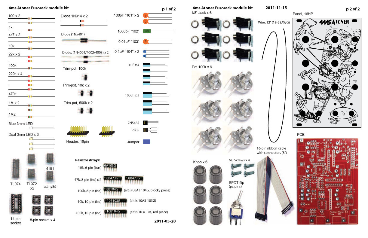 HAF208 radio kit parts electronic production DIY